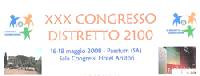 XXX Congresso Distretto 2100 R.I.
